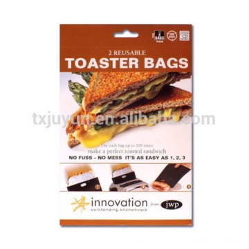 Sandwich Toast Bags - Juego de 2 - Antiadherente, Reutilizable, Resistente al Calor